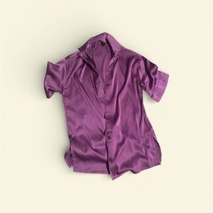 Monki Vibrant Purple Blouse